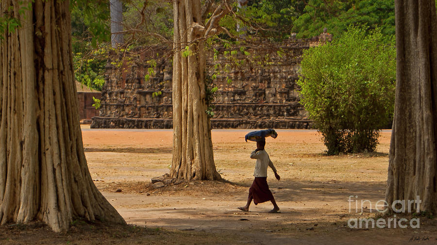 Angkor Wat-0252 Photograph by J L Woody Wooden