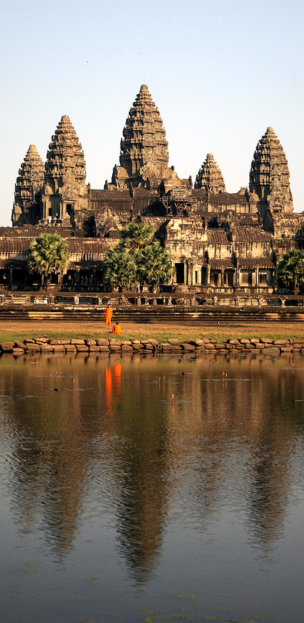 Angkor Wat, Cambodia Monks And Photograph by Namussi Angkor Wat, Cambodia Monks And Photograph by Namussi