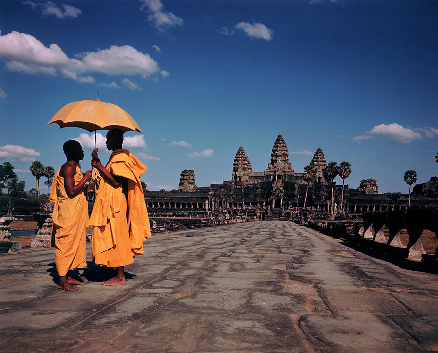 Church Photograph - Angkor Wat by Eliot Elisofon