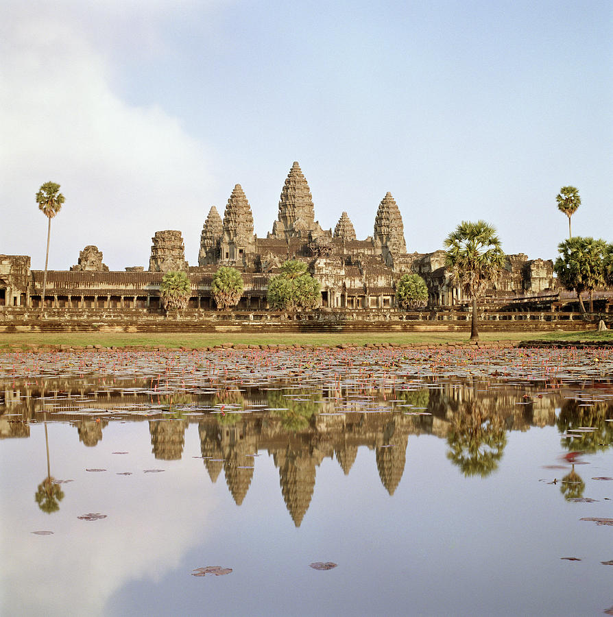 Angkor Wat Photograph by Martin Puddy