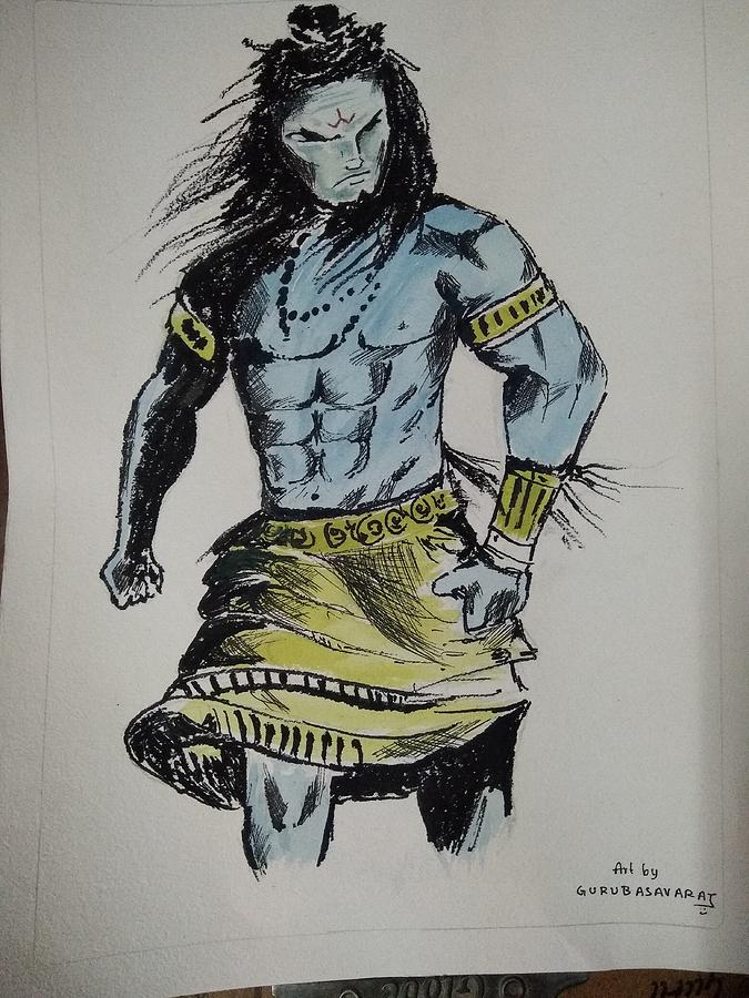 Lord Shiva T Shirts Art By Khushboo Gupta Angry Lord Shiva Sketch, Comics,  Book, Manga, Person Transparent Png – Pngset HD phone wallpaper | Pxfuel