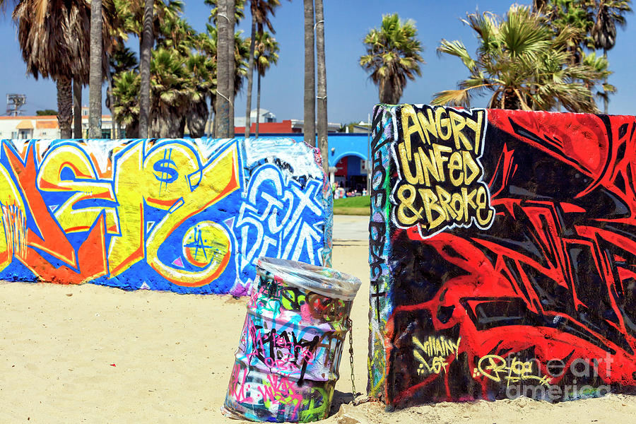 Angry Unfed and Broke at Venice Beach Photograph by John Rizzuto