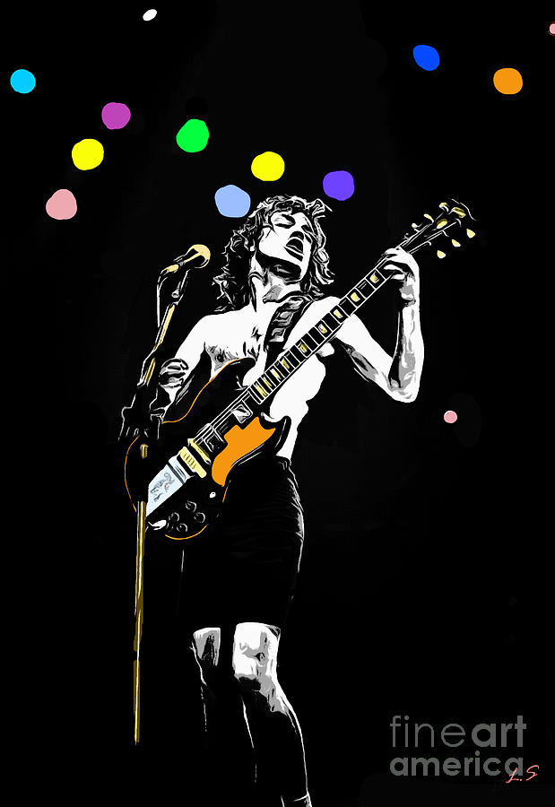 Angus Young Collection - 1 Painting by Sergey Lukashin