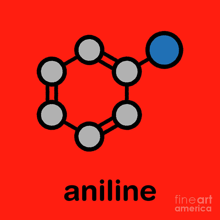 Aniline Molecule Photograph by Molekuul/science Photo Library