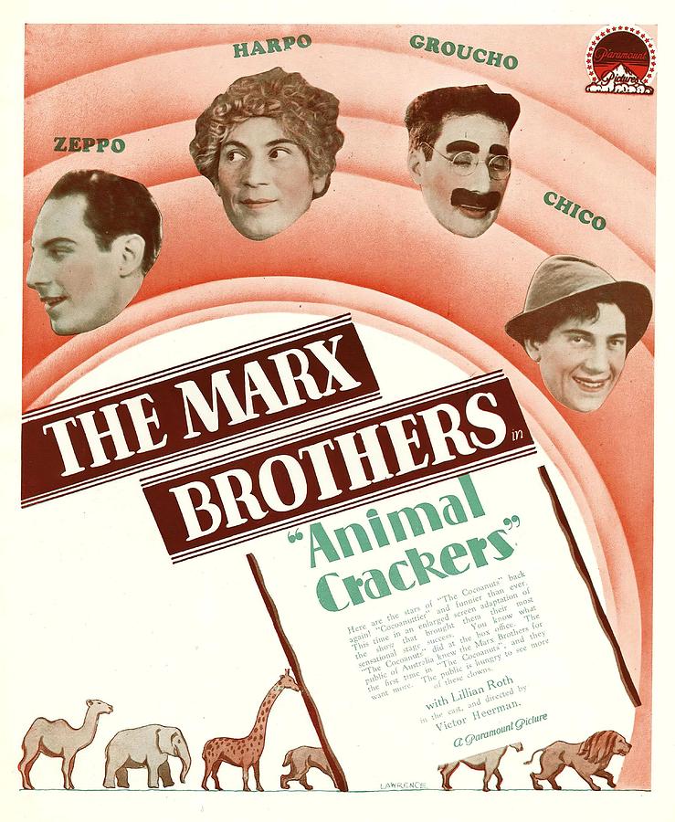 Animal Crackers -1930-. Photograph by Album