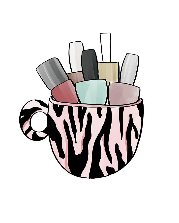 Animal Print Mug II Digital Art by Anna Quach