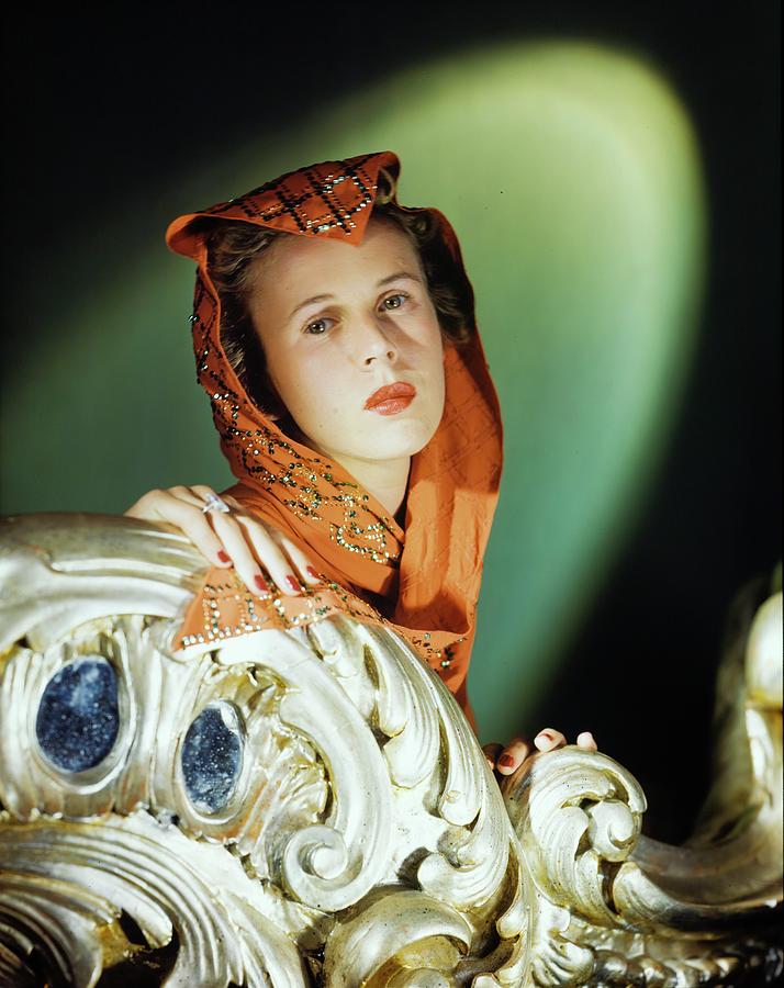 Animal Trainer Priscilla St. George Photograph by Horst P. Horst