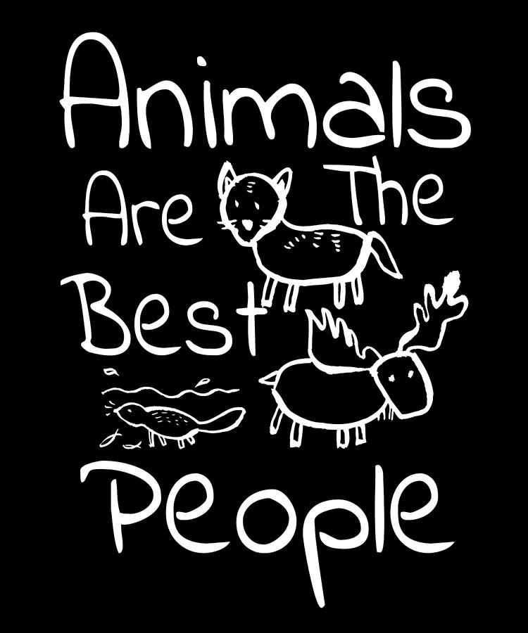 Animal Rescue Digital Art - ANimals are The Best People by Lin Watchorn
