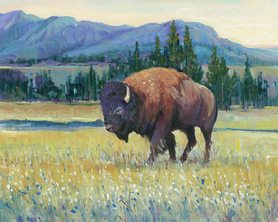Animals Of The West II Painting by Tim Otoole