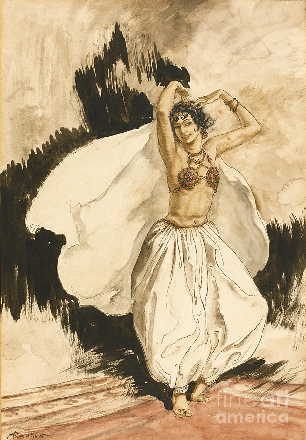 Anitras Dance Illustration For Peer Drawing by Heritage Images