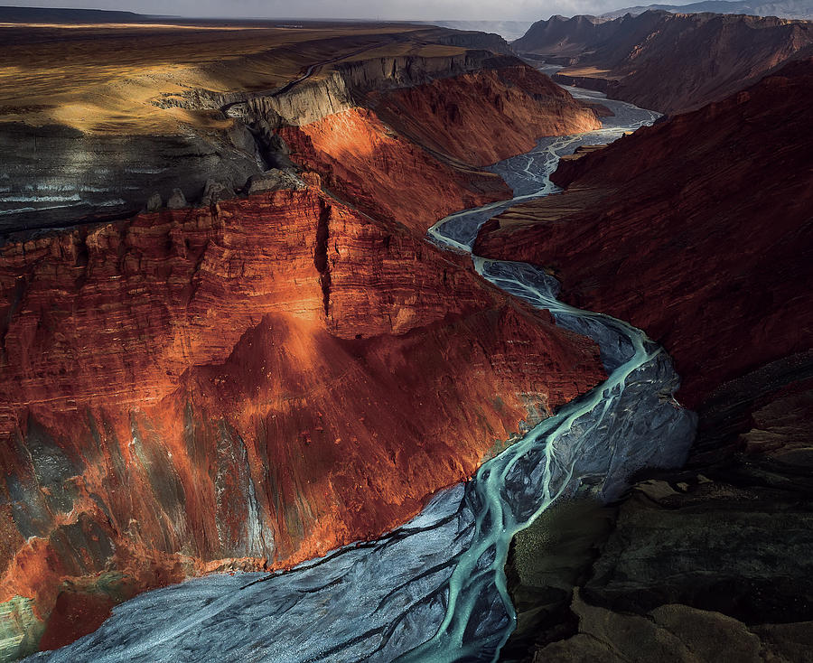 Landscape Photograph - Anjihai Grand Canyon by Liaoyuhan