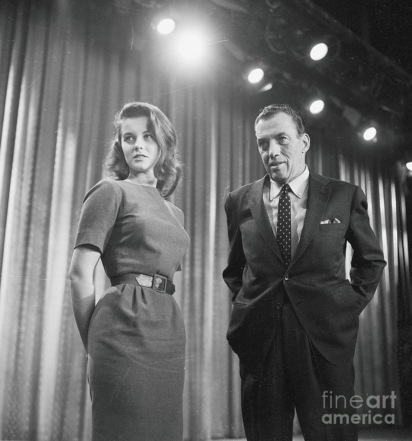 Ann-margret & Sullivan On The Ed Photograph by Cbs Photo Archive