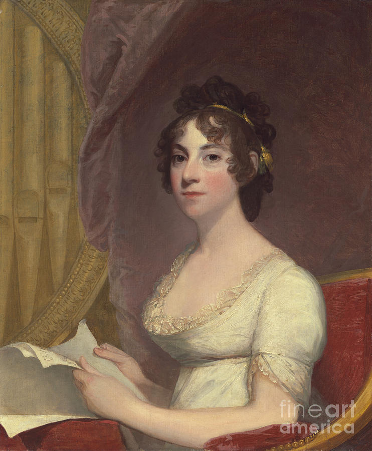 Portrait Painting - Anna Maria Brodeau Thornton by Gilbert Stuart