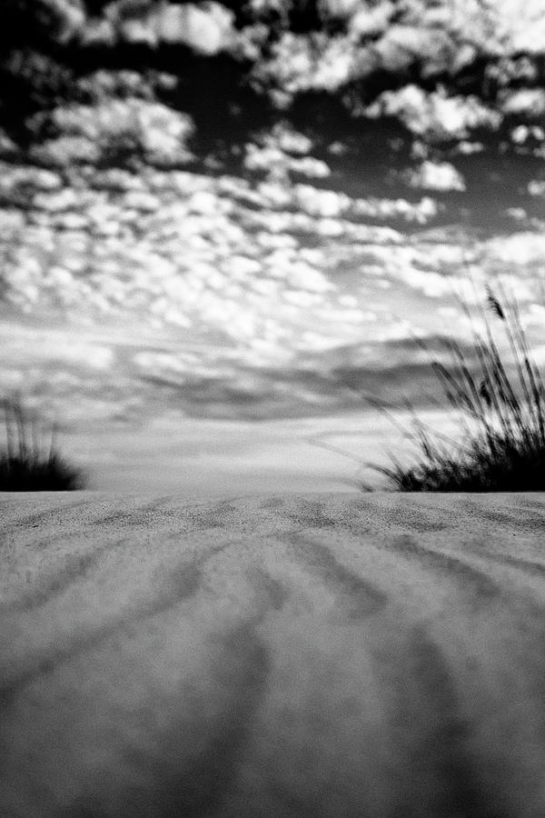 Black And White Photograph - Anna Maria Island Beach 1 by Chris Haverstick