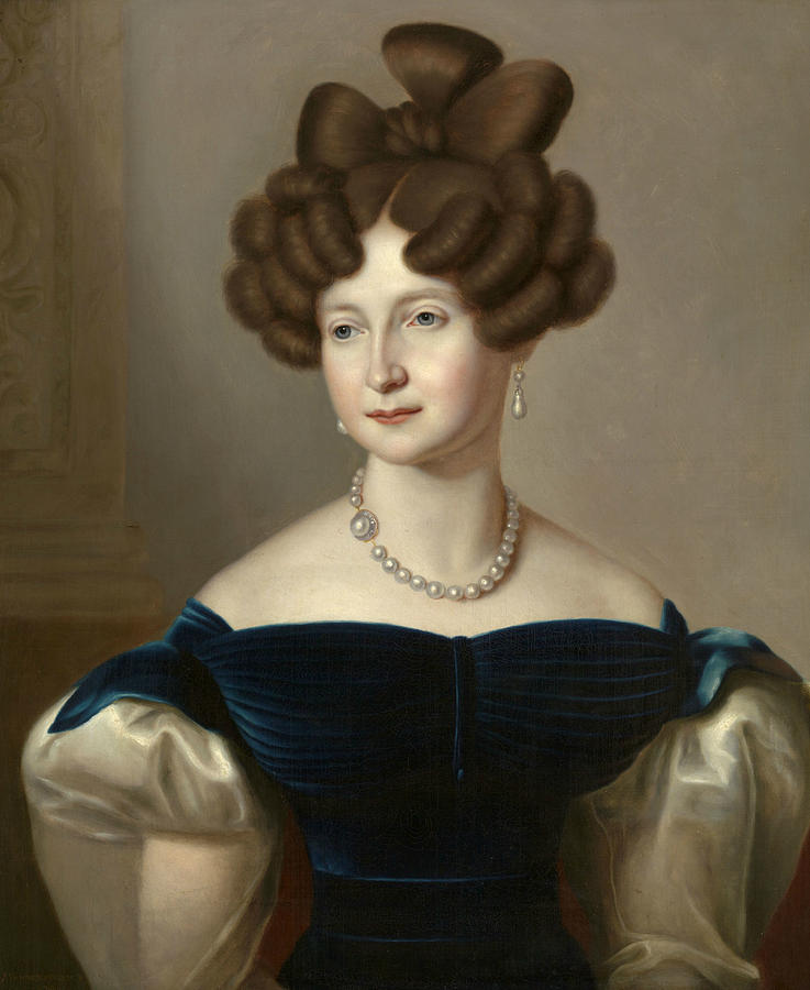 Anna Pavlovna, Grand-Duchess of Russia Painting by Jan Baptist van der Hulst