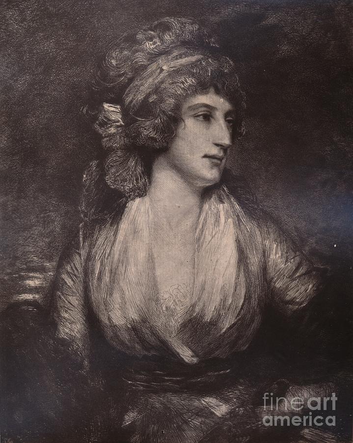 Anna Seward English Writer And Poet C Drawing by Print Collector