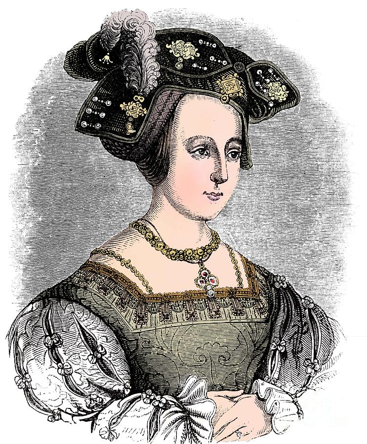 Anne Boleyn C15041536 Drawing by Print Collector