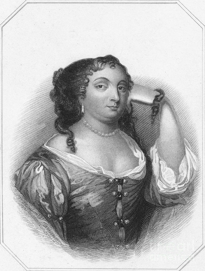 Anne Hyde, Duchess Of York, Circa 1830 Drawing by Print Collector