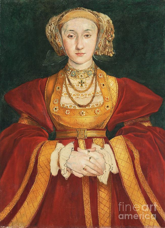 Anne Of Cleves, After Hans Holbein The Younger, C.1860-62 Painting by ...