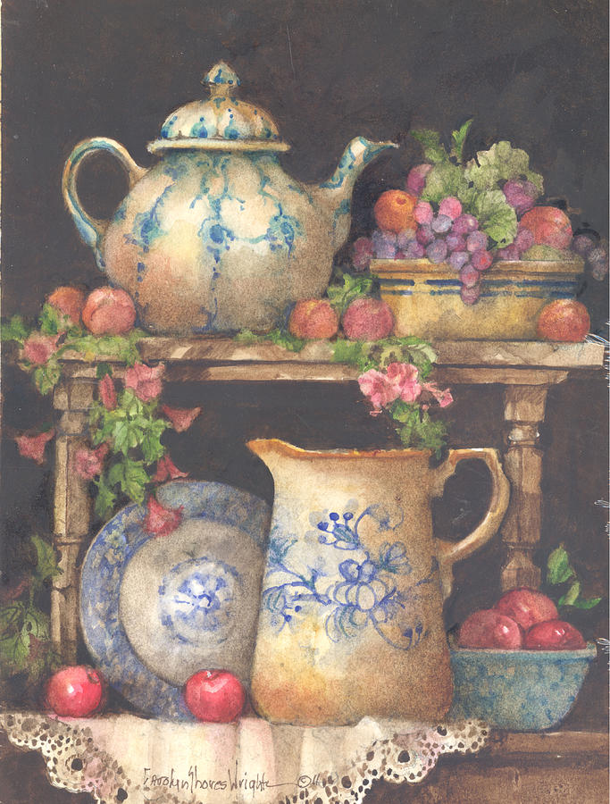 Annes Collection Painting by Carolyn Shores Wright