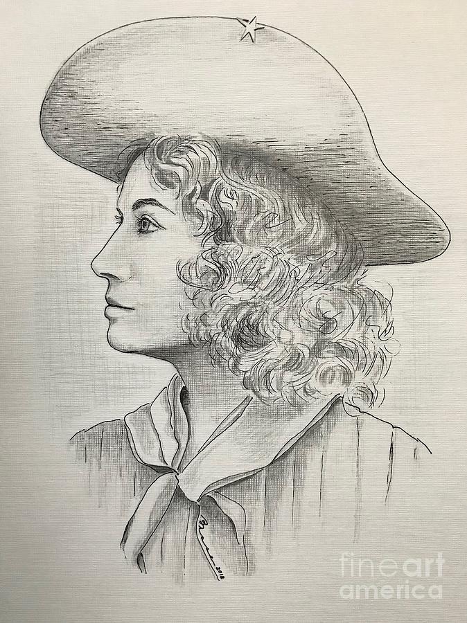 Annie Drawing by Barbara Chase