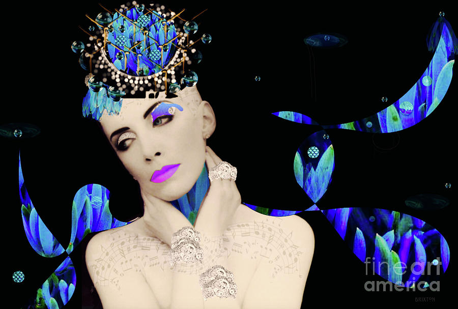 Annie Lennox Digital Art - Annie Lennox by Benny Brixton.
