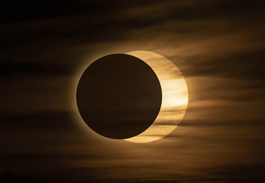 Annular Solar Eclipse - Canada 2021 Photograph by Jim Cumming