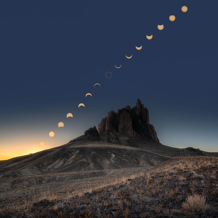 Landscape Photograph - Annular Solar Eclipse by Willa Wei