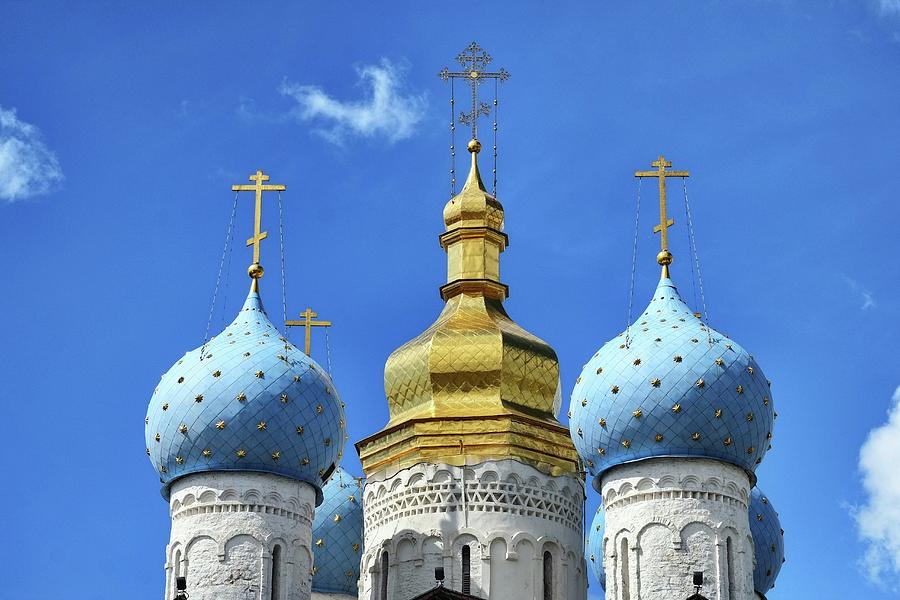 Annunciation Cathedral Detail In Kazan Photograph By Mariano Pozo 