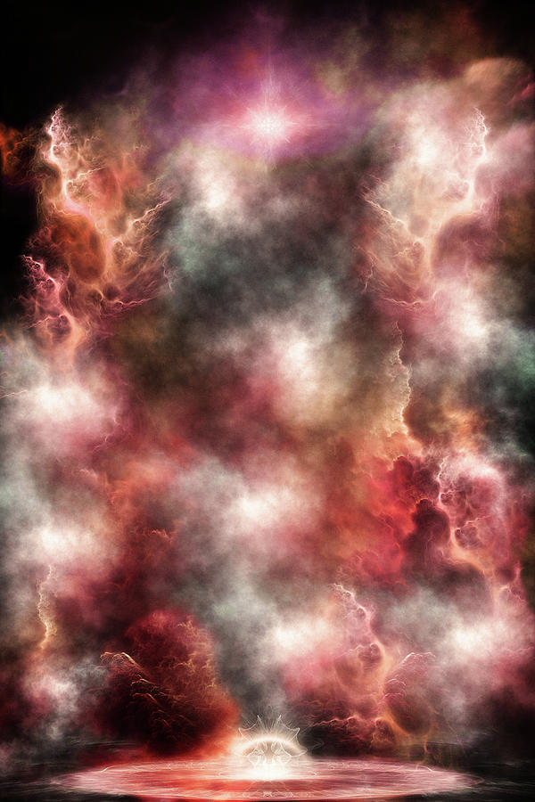 Anomalous Nebula Digital Art by Rolando Burbon