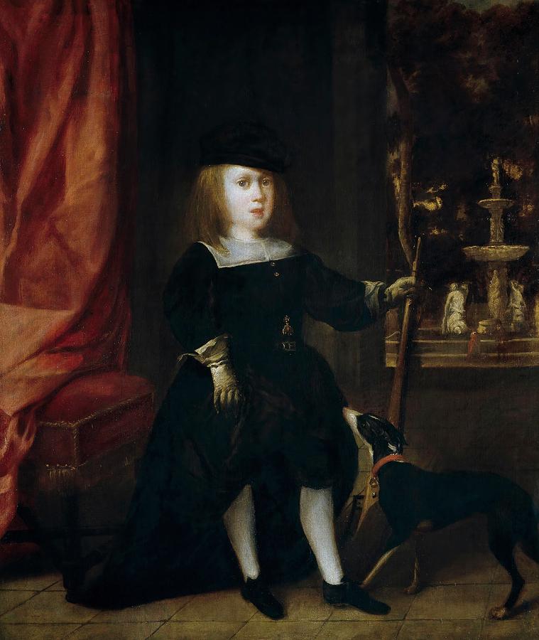 Anonymous / Charles II of Spain as a child, ca. 1665, Spanish School, Canvas. Painting by Anonymous