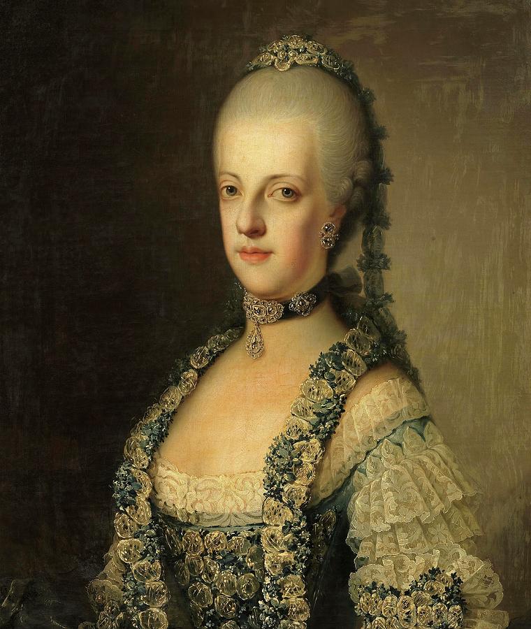 Anonymous / Maria Carolina of Austria, Queen of Naples, 18th century, French School. Painting by Anonymous