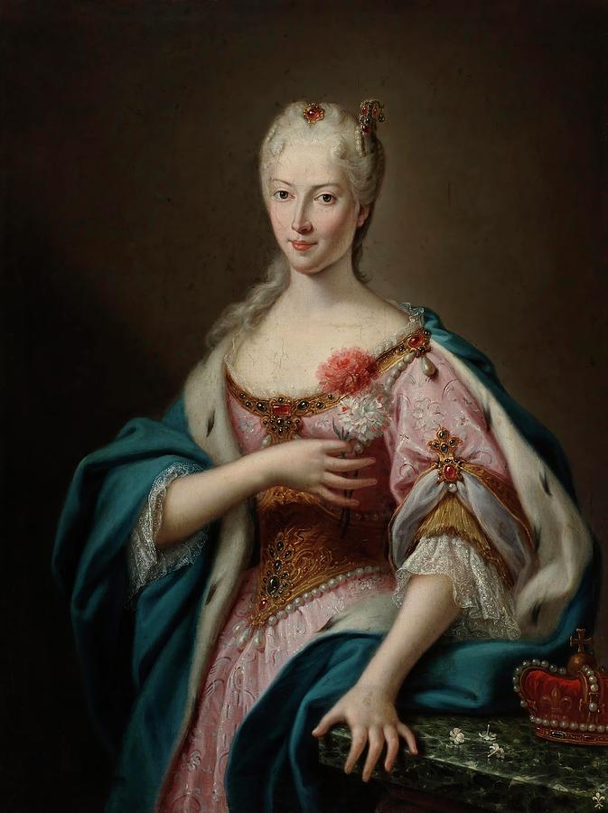Anonymous / Maria Clementina Sobieska, First half 18th century, Italian School. Painting by Anonymous