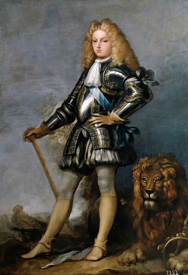 Anonymous / Philip V of Spain, ca. 1700, Spanish School, Oil on canvas, 204 cm x 141 cm, P03332. Painting by Anonymous