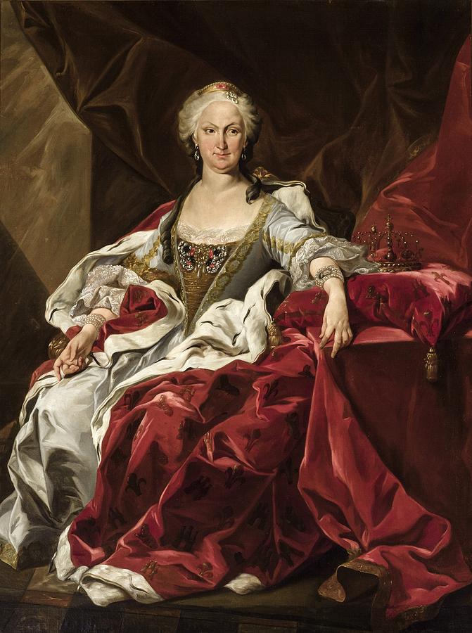 Anonymous / Portrait of Isabel de Farnesio, Late 18th Century, Painting -Oil on canvas-. Painting by Anonymous