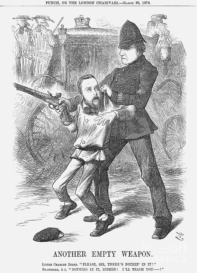 Another Empty Weapon, 1872. Artist Drawing by Print Collector
