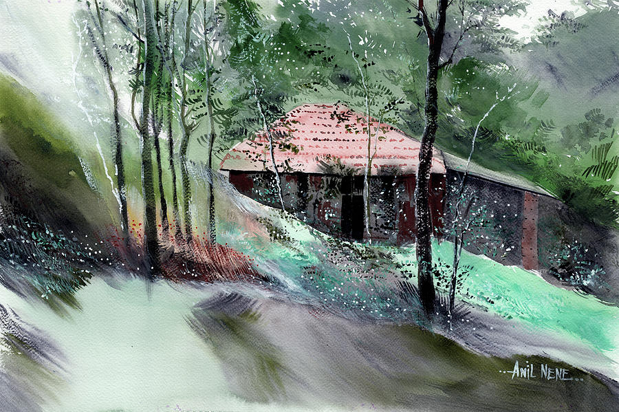 Another Farm House Painting by Anil Nene