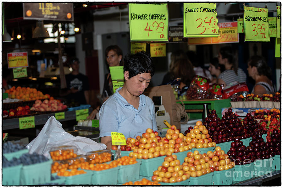 Another Fruit Vendor At The Granville Island Market Photograph