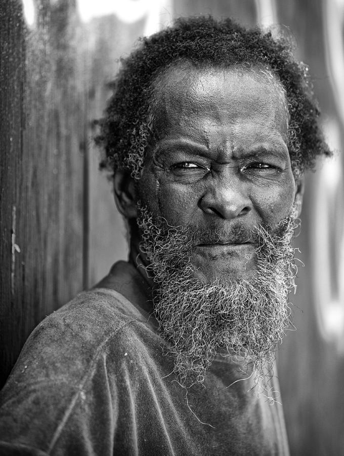 Portrait Photograph - Another Harlem Story by Goran Jovic