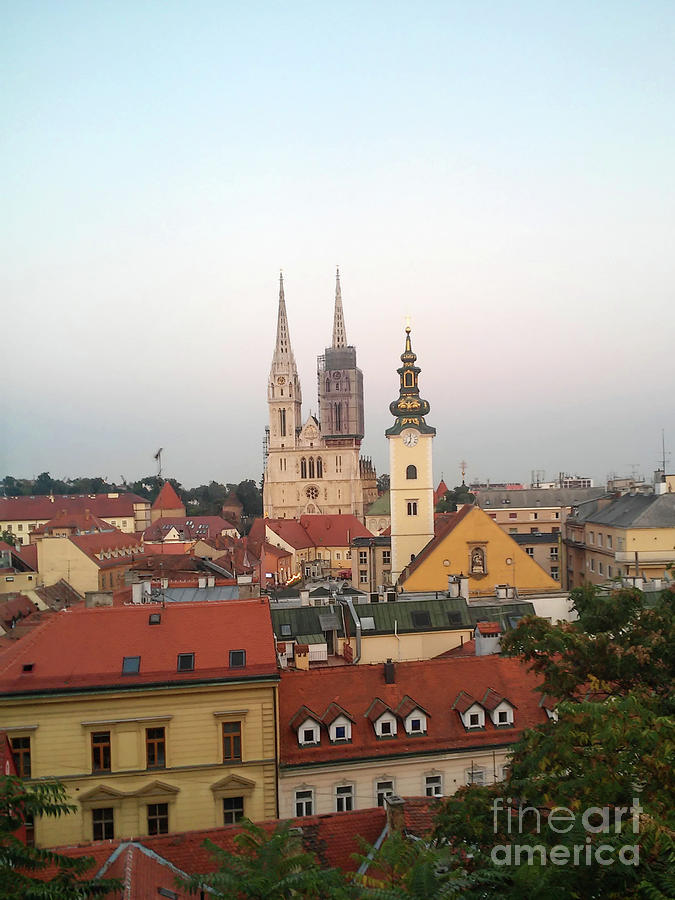 Another Magnificent View Of Zagreb Photograph by Jasna Dragun