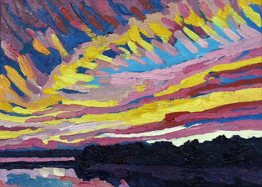 Another Sunset Revolution Painting by Phil Chadwick