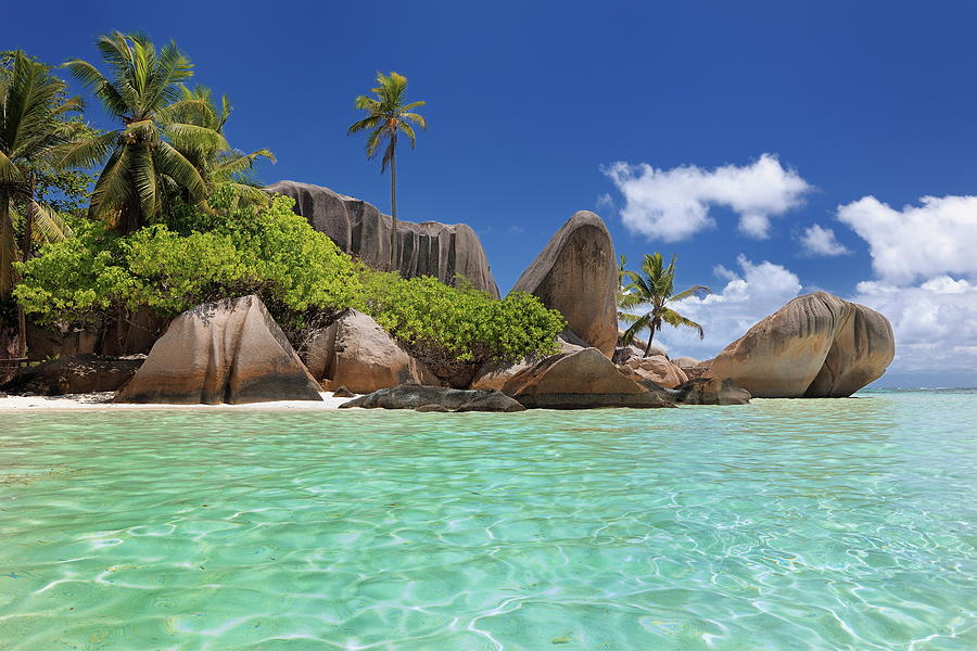 Anse Source D'argent, Seychelles Digital Art by Cornelia Dorr - Fine ...