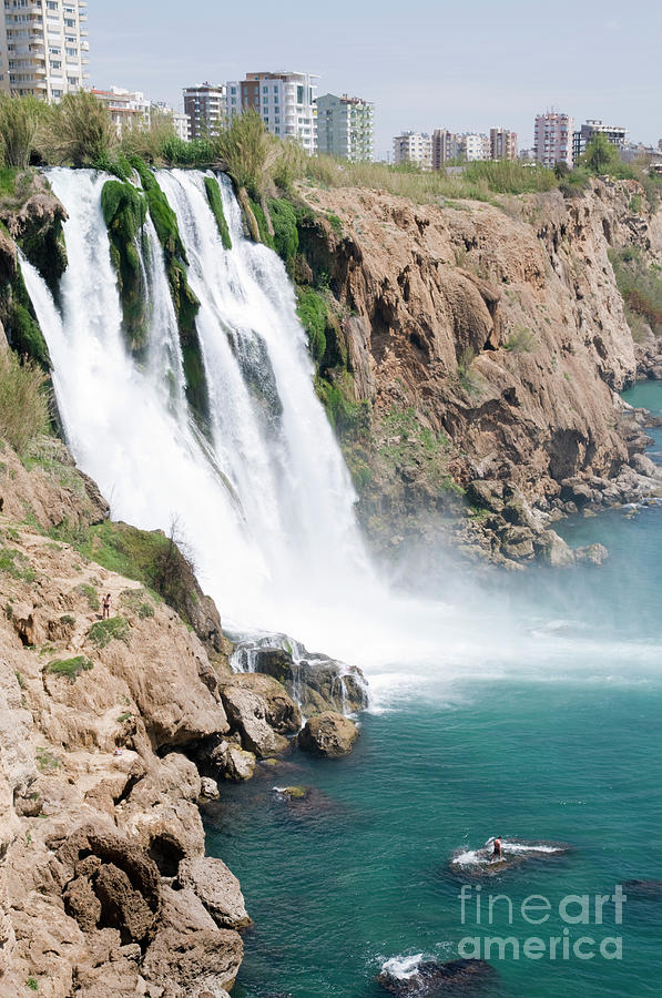 Antalya, Lower duden waterfall a5 Photograph by Ilan Rosen