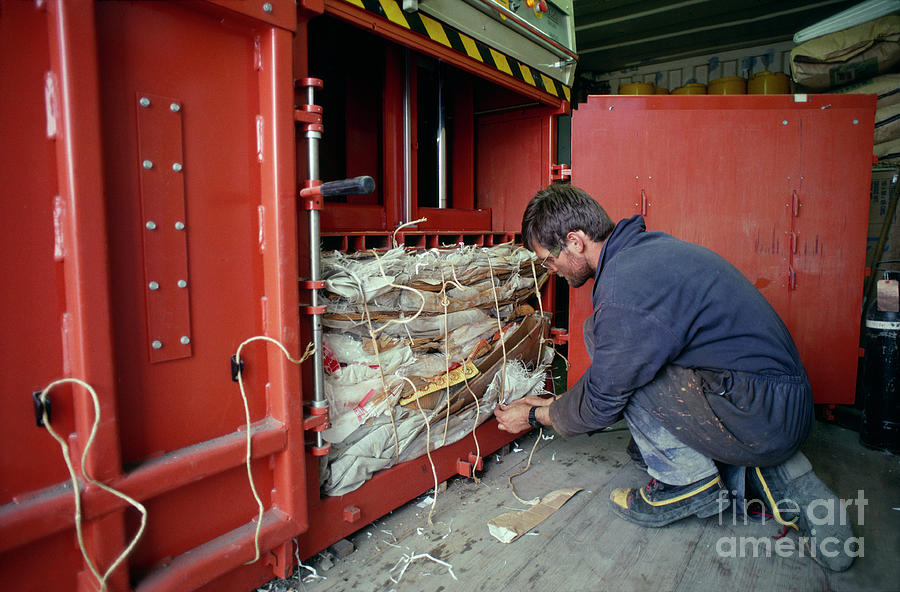 Antarctic Waste Disposal Photograph by British Antarctic Survey/science Photo Library