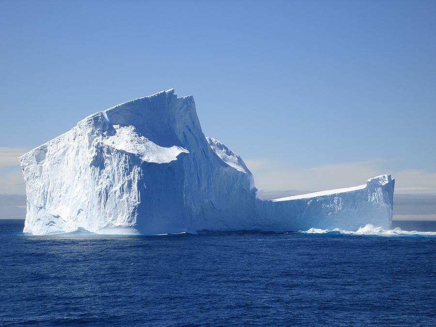Antarctica - Iceberg Photograph by Image By Brent R. Carreau