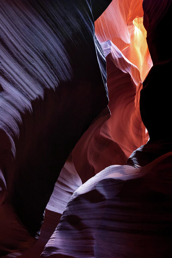 Antelope Canyon Light From Within The Shadows Photograph
