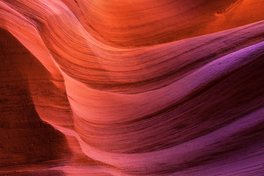 Antelope Slot Canyon Colors Photograph by Lucynakoch