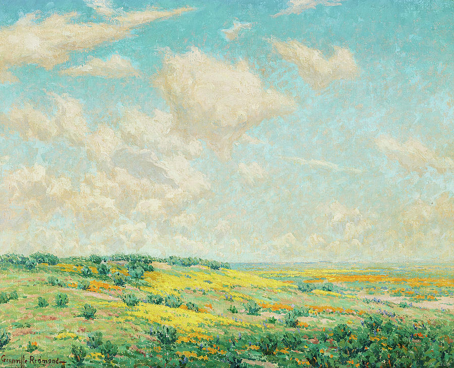 Poppy Painting - Antelope Valley by Granville Redmond