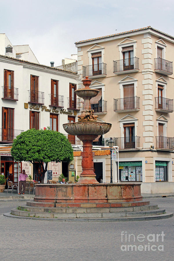 Antequera Fountain Photograph by Nieves Nitta