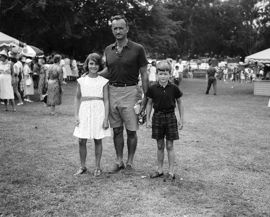 Anthony B Duke And His Children Photograph by Bert Morgan